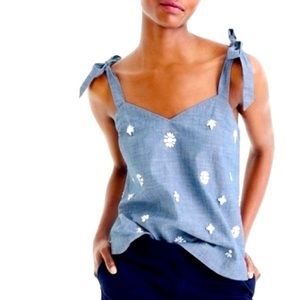J. Crew Embellished Tank